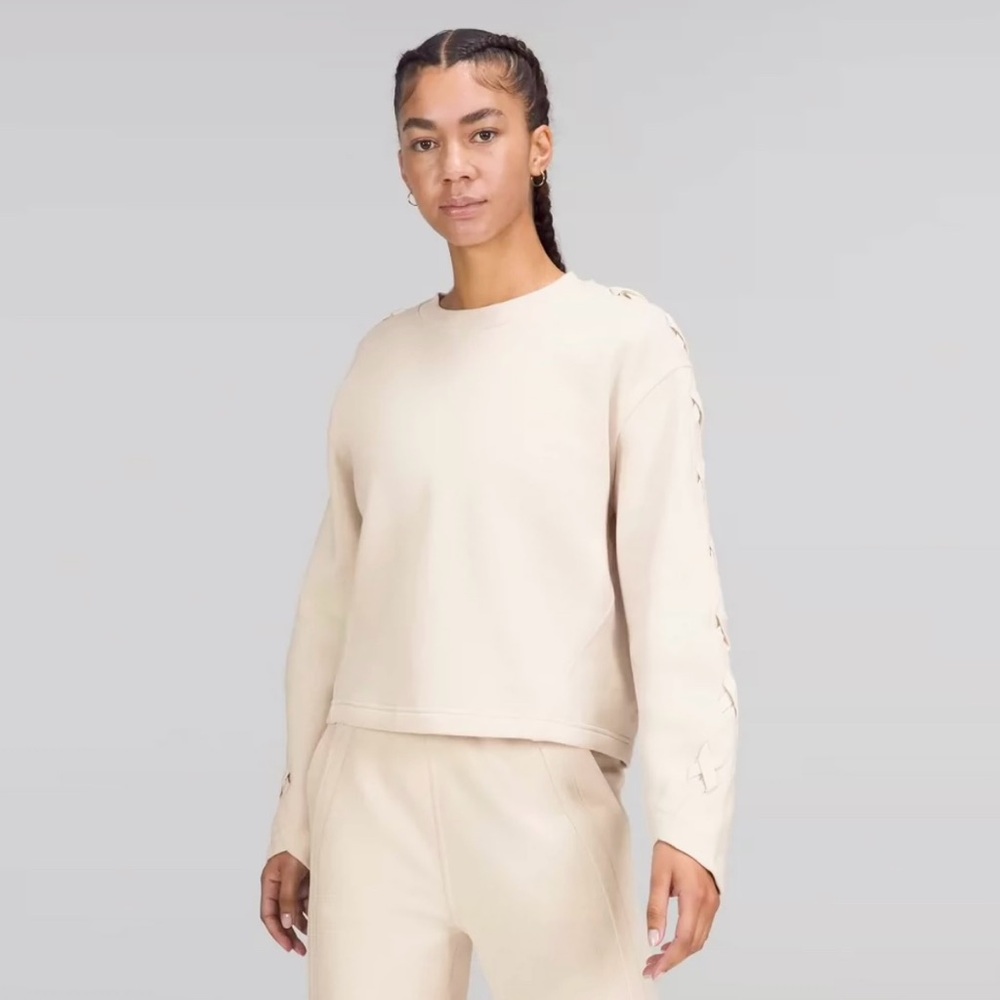 Lululemon Braided Sleeve Pullover